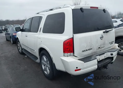 2010 Nissan Armada Platinum from USA, damaged, VIN 5N1BA0NE1AN614582